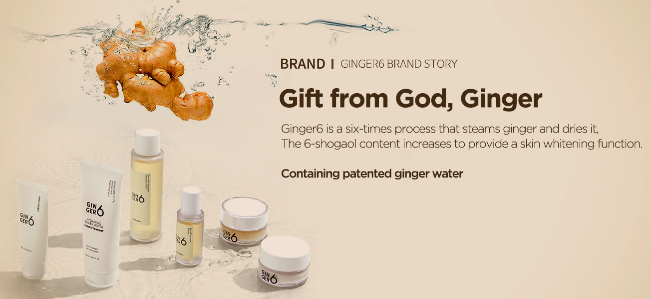 ginger6 products banner